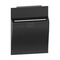 Bticino Living Now 2 Module Keycard Switch Cover Black