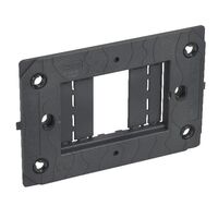 Arteor modular series - Grid horizontal 2 or 3 module 84mm mounting centres dark grey