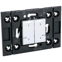 Arteor with Netatmo 2 Module 4 Scenario Wireless Scene Remote Control Soft Aluminium