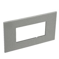 ARTEOR Square 4 Module Horizontal Coverplate Magnesium