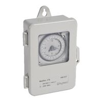 Analogue time switch 24 hour program 20A - no working reserve 4 time switch - 4TB with IP53 enclosure