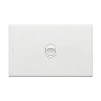 Excel Life Single Pole Double Throw Horizontal Rocker Switch 1 Gang Matt White