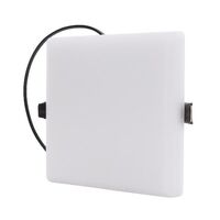 HPM Lenka 12W LED Warm White Square Frameless Dimmable Panel Light Kit