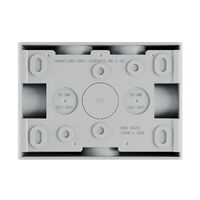 AQUA Life 16A IP66 Weatherproof Surface Mount 1 Gang Switch Limestone Grey