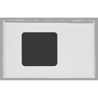 Excel - Phone coverplate horizontal 1 gang white