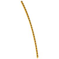 CAB3 - Markers for terminal blocks and wiring 0.15 to 0.5mm² black letters on yellow background 0.15-0.5mm² letter G pack of 300