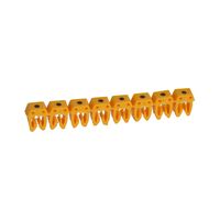 CAB3 - Markers for terminal blocks and wiring 0.5 to 1.5mm² black symbols on yellow background 0.5-1.5mm² symbol . pack of 300
