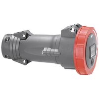 HYPRA - IEC industrial mobile socket IP66/67 3P+E 415V a.c. 32A grey