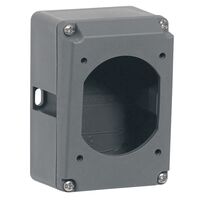 HYPRA - IEC industrial surface mount socket IP66/67 3P+N+E 415V a.c. 16A grey