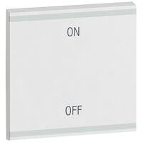 Arteor - MyHOME - Square key cover BUS/SCS - ON/OFF - 2 modules - white