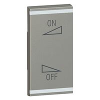 Arteor - MyHOME - Square key cover BUS/SCS - regulation symbol - 1 module - magnesium