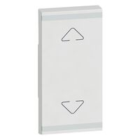 Arteor - MyHOME - Square key cover BUS/SCS - Up/Down symbol - 1 module - white