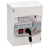 Emergency Lighting Discharge - Test switch (trade) surface mount 180 x 190 x 85mm