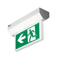 Securit LED Surface Mount 4W Emergency Exit Sign - Single Sided Running Man LEFT