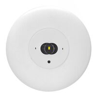 LED Satellite Corridor complete with flex & plug - white finish with lithium battery - Axiom