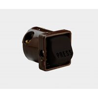 HPM 15A Single Pole Double Throw Non Latching Spring Return Rocker Switch Black