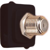 HPM 3.06GHZ 75 OHM TV F Connector Socket Black