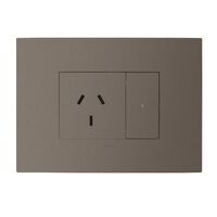 ARTEOR with NETATMO - Smart Single Powerpoint - 16Amp 3 Module - Magnesium