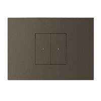 ARTEOR with NETATMO - Smart Dimmer Horizontal - 2 Gang - 3 Wire - Magnesium
