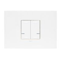 Arteor with Netatmo 2 Gang 2 Module Wireless Remote Control with Coverplate White