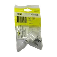 HPM 10A 3 Pins Heavy Duty Side Entry Plug Top White