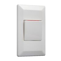 Como - Vertical isolator switch 1 gang 35A 240V a.c. with red line white