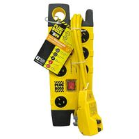 HPM Plug Boss Electresafe RCD Heavy Duty 8 Outlet 700J Surge Protection Powerboard