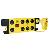 HPM Plug Boss Electresafe RCD Heavy Duty 8 Outlet 700J Surge Protection Powerboard