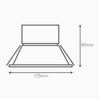 HPM DLI Tri-Colour 10W LED Dimmable Downlight with Integrated Driver White 150mm