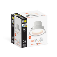 HPM DLI Tri-Colour 7W LED Dimmable Downlight with Integrated Driver White 90mm