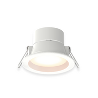 HPM Zyla Plus Flicker Free LED Tri-Colour Recessed Downlight 90mm White