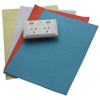 Excel Life - Accessory - Circuit identification label for use with EMCLID modules red 96 labels per sheet - pack of 10 sheets