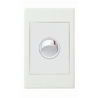 Excel Life 40A Heavy Duty Vertical Switch 1 Gang Gloss White