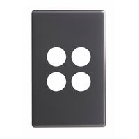 Excel Life Switch Coverplate 4 Gang Diesel