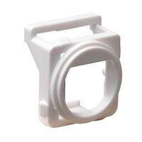 Excel Life - Phone TV, data and AV sockets keystone adaptor for krone, Hubbel, Levtion, Siemens and Clipsal - White