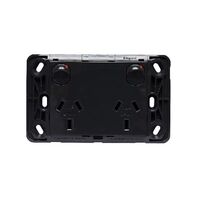 HPM VIVO 10A Horizontal Grid & Mech Double Power Point Dark Grey