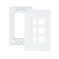 Excel Life Smart Grid & Plate for 3 Wireless Master Switch or Blind Switch White