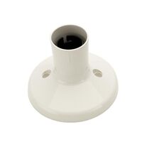 HPM B22 Fixed Bayonet Batten Holder 90mm White