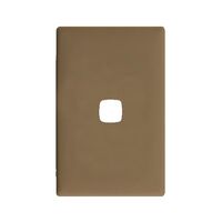 Linea - Coverplate 1 gang soft touch khaki
