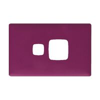 Linea Powerpoint coverplate 1 gang abracadabra