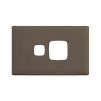 Linea - Powerpoint coverplate 1 gang wet elephant