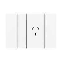 Bticino Living Now 10A AU Autoswitched Single Powerpoint White