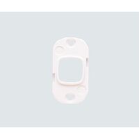 Architectural metal - Grid 1 gang white to suit Esco & Multi ranges plastic