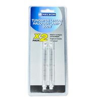 Nelson - Tungsten halogen R75 - 500W J type clear linear twin pack