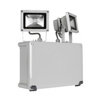 Legrand Axiom IP65 5W 1160lm LED Twin Spotlight Grey