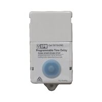 HPM Standard 10A Vertical 3 Wire Time Delay Switch 2 Gang White