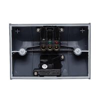 AQUA Life 10A IP53 Weatherproof Shallow Mount Single Powerpoint Cement Grey