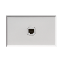 Excel - Data outlet RJ45 1 gang Cat5e white