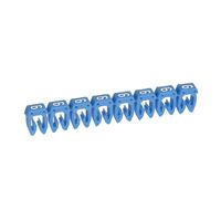 CAB3 - Markers for terminal blocks and wiring 0.5 to 1.5mm² numbers - colour code 0.5-1.5mm² blue number 6 pack of 1200