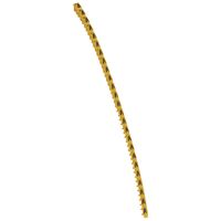 CAB3 - Markers for terminal blocks and wiring 0.15 to 0.5mm² black letters on yellow background 0.15-0.5mm² letter A pack of 300